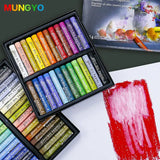 Mungyo 12/24/48 Colors Professional Soft Oil Pastel Dry High Quality Heavy Color Crayons For Drawing Stationery Art Supplies Wax