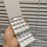 AOOKMIYA Portable Folding Palette Empty Cute Watercolor Paint Box Drawing Board Palette Creative Stationery Artist Travel Art Supplies