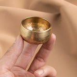 AOOKMIYA Mini Singing Bowl Portable Small Tibetan Bowls Nepal Handmade Meditation Sound Healing Mindfulness Spiritual Copper Percussion AOOKMIYA.COM
