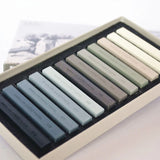 12 color pastels for sketching Chalk pastel stick Brush for sketching  Soft pastel stick Multi-color dust-free sketching brushes