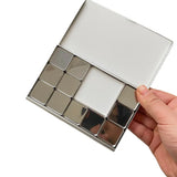 AOOKMIYA Empty TN Magnetic Watercolor Box Portable Travel Paint Dispenser Box Palette Iron Box Beginner Students Art Supplies