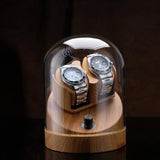 Mechanical Watch Winder Box Automatic Luxury Yarn Winder Transparent Rotating Watch Storage Box Display Cabinet Silent Battery