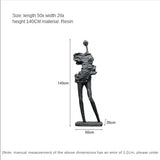 Hotel Lobby Large Figure Floor Ornaments Sales Office Model Room Window Abstract Art Soft Decoration Sculpture