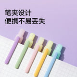 Deli 5pcs 0.5mm Fragrant Black Ink Quick-drying Cute Gel Pen Stationery Gift Office&School Supplies Kawaii Scented Pens