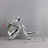 Creative Modern Figurines Miniature Nordic Aesthetic Luxury Office Accessories Funny Ornaments Desk Sculptures Home Decor