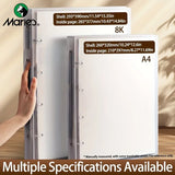 AOOKMIYA Marie's 9x12in Loose Leaf Sketch Book, 60 Sheets,98lb/160gsm,A4/8K High Quality Pad for Drawing,Painting,Sketching for Adults