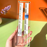 AOOKMIYA Empty Acrylic Watercolor Box Palette 14/26/44 Grids Portable Dust Proof Magnetic Clear Box Painting  Art Supplies