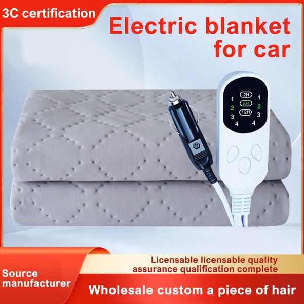 Automobile parts Car Electric Heating Blanket for Camping Warmer Mat Heater 12V/24V Off-Road Vehicles Trunk Fast Heating Pad 180cmx150cm 150x80cm