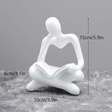 Decorative Sculpture Home Decor Modern Resin Statue For Living Room Ornaments For Home Figures Decoration Table Desk Read Crafts