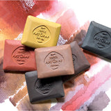 AOOKMIYA Viarco ArtGraf Imported Color Water-soluble Square Pigment Graphite Block Earth Color Matching Watercolor Paint Art Supplies