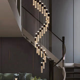 Modern home decoration crystal chandelier, stair Pendant lamp, living room Pendant lights, interior lighting