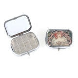 AOOKMIYA Mini Portable Watercolor Paint Box Metal Watercolor Sub-packing Box Pigment Moisturizing Box Sketch Painting Art Supplies