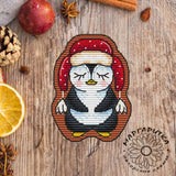 AOOKMIYA Plastic aida Cross Stitch Kit Package Needlework Counted Cross-Stitching Kits Embroidery refrigerator magnet animals styles