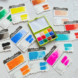 AOOKMIYA WINSOR&NEWTON Opaque Designer Watercolor Artist 12 Color 1ML Solid Gouache Set Professional Beginner Student Cute Art Supplies