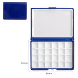 AOOKMIYA Empty Watercolor Paint Palette 12/24 Grid Watercolor Packaging Box Portable Paint Storage Box Travel Painting Art Supplies
