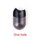 Double Hole and One Hole Pencil Sharpener Creative Transparent Pen Knife Kid Student Cutting Stationery School Supplies