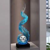 Family Feng Shui Decoration Ornament Senior Sense Living Room Entry Hotel Art Sculpture Decoration Home Decor
