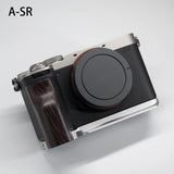 Hot Wood Hand Grip Holder Quick Release Plate L Bracket Base for Sony A7Cii A7CR A7C2 Aluminum Alloy Baseplate High quality