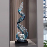 Family Feng Shui Decoration Ornament Senior Sense Living Room Entry Hotel Art Sculpture Decoration Home Decor