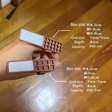 AOOKMIYA Portable Mini Watercolor Palette 8/18 Grid Ring Pigment Box Student Artist Travel Sketch Nail Painting Art Supplies