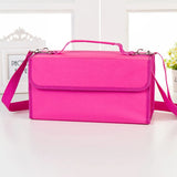 New Marker Sketch Pen Pouch Portable Student Outdoor 80 Holes Organizer Canvas Handmade Drawing Large Capacity Brush Bag