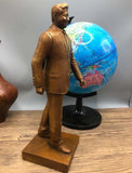 TOP Collection ART Korea Korean President Roh Moo hyun portrait Bronze sculpture HOME OFFICE Decorative ART ornament 30CM