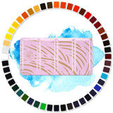 AOOKMIYA Paul Rubens Artist Watercolor Paint Set, Vibrant Colors Great Lightfastness, Perfect Travel Professional Watercolor Set AOOKMIYA.COM