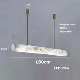 2025 New Trend Marble Collection LED DIY Hanging Lamps Chandelier Lighting Fixtures Lustre Suspension Luminaire Lampen For Foyer