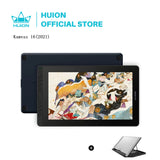 HUION New Arrival Kamvas 16(2021) Graphics Drawing Monitor Battery-free Digital Pen Tablet For Win/MAC And Android 120%s RGB