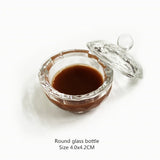 Watercolor Painting Calligraphy Professional Ink Dipping Glass Bottle Dipping Paint Pigment with Lid Desktop Container Ornament