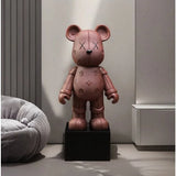Bear Decoration Landing Figurine Resin Material Ornaments Sculpture Beside The TV Cabinet in The Living Room Festival Gift