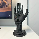 AOOKMIYA ART+ Creative Gifts Robotic Hand Statue Game Controller Stand Support Holder For Ps5s Xboxs Series Creative Desktop Decorations, Home Decor