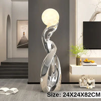 AOOKMIYA ART+ Creative Gifts Aesthetic Miniature Luxury Art Figurines Creative Miniatures with Night Light Modern Sofa Beside Home Decoration Funny Gifts