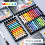 Mungyo 12/24/48 Colors Professional Soft Oil Pastel Dry High Quality Heavy Color Crayons For Drawing Stationery Art Supplies Wax