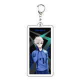 AOOKMIYA ART+ Creative Gifts Blue Lock Isagi Yoichi Acrylic Anime Keychain Bag Charms Pendant Jewelry Cute Creative Key Ring Friends Gift Figure Cartoon