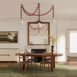 LED Artistic Colorized Chain Of Fate White Bubble Chandelier Lustre Hanging Lamps Suspension Luminaire Lampen For Dinning Room