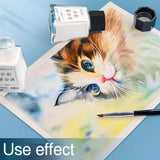 AOOKMIYA Borrence 28ml Watercolor Masking Fluid White Liquid Hand-Painted Gouache Painting Water Color Media Masking Ink Bottled Pigment AOOKMIYA.COM