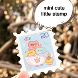 AOOKMIYA Cotton Pulp Blank Stamps Watercolor Paper 300g Stamps Postcards Ticket Stubs Portable Sketch Drawing Art Supplies