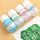 AOOKMIYA 30ml/bottle Watercolor Painting Blank Glue Pigskin Wipe Silicone Pen Blank Masking Fluid Art Student Painting Art Supplies