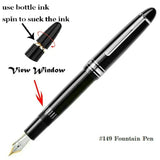 Limited Edition Msk-163 Ultra Matte Black MB Rollerball High Quality Gel Ballpoint Fountain Pens Office School Serial Number