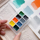 AOOKMIYA Winsor & Newton New Replica 8-color Watercolor Paint Subpackage 0.3/0.5/1ML Professional Artist Painting Watercolor Art Supplies