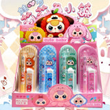 New Baby Three Year Old Automatic Pencil Set Cartoon Cute 0.5mm Activity Pencil Elementary School Learning Stationery Child Gift
