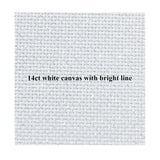 AOOKMIYA 42x50cm 28ct 18ct 16ct 11ct  9ct Aida cloth cross stitch fabric canvas DIY handcraft supplies stitching embroidery craft