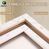 AOOKMIYA Marie's 2 Pack 8 Sizes Blank Stretched Canvas Bulk White Prepared Mini Framed Boards for Painting,Drawing,Oil,Acrylic,Tempera