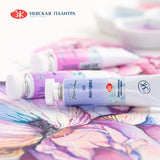 AOOKMIYA Russian White Night Macaron Watercolor Pigment Original 10ML Tube Artist Grade Candy Color Watercolor Paint Art Supplies