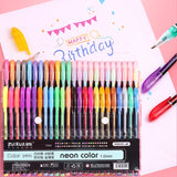 12-48 Colors Highlighter Set Fine Point Marker Pen Art Stationery Supplies for Doodling Scrapbooking Drawing Writing Sketching