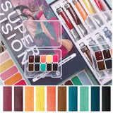 AOOKMIYA Super Vision Watercolor Paint 10 Color 1ML Artist Morandi Macaron Candy Color Advanced Gray Beginner Painting Art Supplies