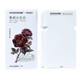 AOOKMIYA POTENTATE Card Watercolor Paper 300g Cotton Pulp Fine Lines Portable Ticket Stub Bookmark Painting Paper Travel Art Supplies