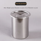 Art Students Special Stainless Steel Pen Washing Filter Bucket Multi-function Oil Brush Acrylic Pen Washer Drying Pen Rack