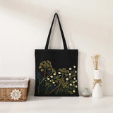 AOOKMIYA Embroidery kit for Beginners with Pattern Canvas Tote Bag,Arts and Crafts Supplies for Adults,DIY Needlepoint Kits for Crafts